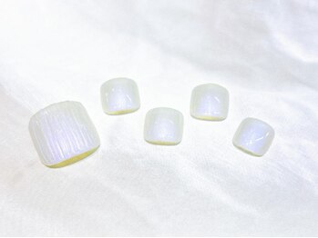 フィールネイル 天王町店(feelnail)/・フット親指アート　8000円