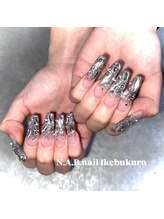 エヌエービー(N.A.B.)/ラメグラスカルプネイル