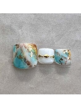 ナナズネイル 西小倉店(NANA's Nail)/8月定額フットデザイン