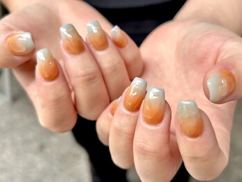 ア―ジュポシェフリル 下大利店(age poche Frill)/グラデーションネイル