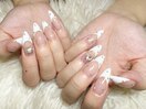 ワンホンフレンチ【Cher nail】