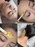 【ブライダル】第一印象UP★眉毛×お顔×うなじWax+ハイドロジェリーマスク