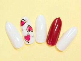 ハート型ネイル