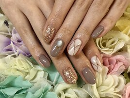 【小川】冬ブラウンネイル