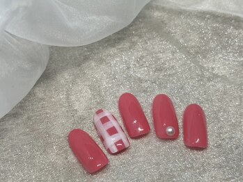 プティ アイビューティ 京橋店(peTiT eyebeauty)/ピンクネイル チェック