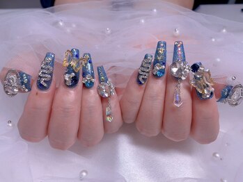 スノーネイルサロン 新宿店(Snow nail salon)/ブルーネイル