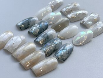 ナイン(NINE)の写真/トレンドを取り入れたデザイン多数♪パラジェル専門店☆高い提案力×技術力でワンランク上の仕上がりに！