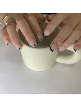 イオネイルセカンド(io nail 2nd)/ハート×フレンチネイル