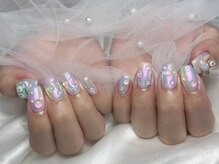 シリウス(SIRIUS)/オーロラシャボン玉ネイル