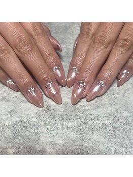 ピンクパールネイル♪