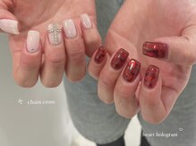 トリッカバルコニー ハヤマ(tricca Balcony Hayama)/ハートホログラムネイル