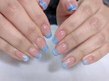 フローラ/ブルーグラデーション