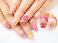 ネイルコレクション ピンク(Nail Collection Pink)/ジェル放題♪３Ｄリボン＆ハート