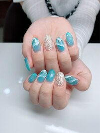 海ニュアンスネイル