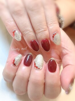 ハーティーネイル hearty nail 溝の口店/定額デザイン￥10000