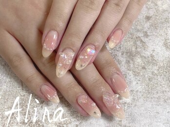 エリナネイルサロン池袋(Alina Nail Salon)の写真/人気のやり放題コースは再現性◎【初回オフ無料/持ち込みOK♪アートやり放題＆ストーンつけ放題￥9580】