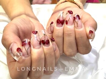 ロングネイルズ エマ(LongNails-Emma)/手書きアート