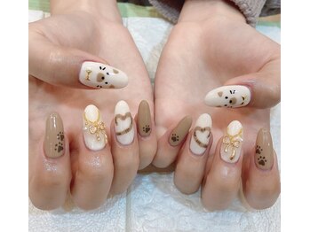 エスフィーネイルサロン ブリーユ(Esfy nailsalon Brille)/ねこちゃんネイル