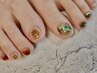 【Foot／パラジェル使用】2hアートやり放題　〈パーツ50粒まで付け放題〉