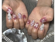 トゥーインワン 高崎緑町店(2in1)/ハート×リボンネイル★