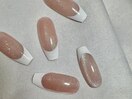 マグネット×フレンチネイル