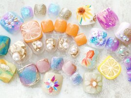 #フットデザイン #フットネイル