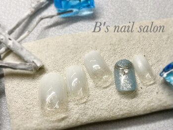 ビーズネイル バイブレス イオンタウン泉大沢店(B's Nail by.BLESS)/【SD44】夏デザイン★シンプル