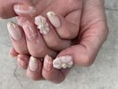 詰め込み春ネイル