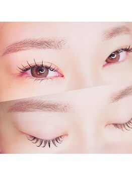 ヘアセットアンドアイラッシュ エル(Hairset & eyelash L)/マツエク両目120本束感仕上げ