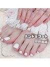 同時に終わる☆フット&ハンド
