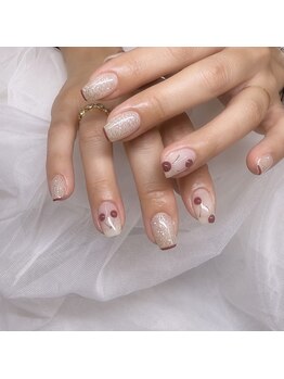 チェリーネイルラムボルドー