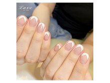 ネイルサロンリュクス (nailsalon Luxe)/シンプルVフレンチ♪