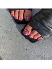 大人秋ネイルフット☆