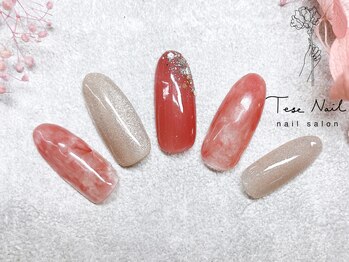 綺麗色ニュアンスネイル♪