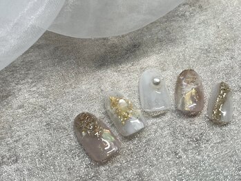 プティ アイビューティ 京橋店(peTiT eyebeauty)/ニュアンス カジュアルネイル