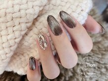 ティオン 川崎店(Tion)/オンブレフレンチ・冬ネイル