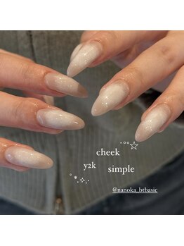 ビーティベーシック(B.t.Basic)/simple y2k cheek