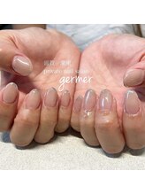 ジェルメ(germer)/ちゅるんカラーにシルバーで