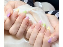 ベラーネイルズバー(Bella nails BAR)/カラフルフレンチ