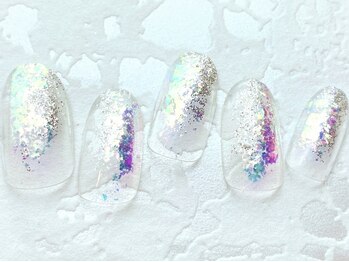 レアレアネイル(Lealeanail)/【パラジェル】塗りかけネイル