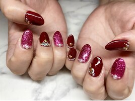 ボルドーネイル♪