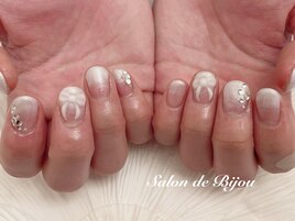3Dリボンnail