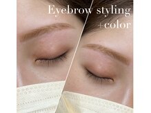 リル 丸の内店(Rill)/平行アーチ眉デザイン＋カラー