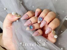 トレンドネイルスタジオ(Trend Nail Studio)/自爪ワンカラー+付け放題