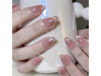ピュアアンドリッチネイルサロン(Pure&Rich Nail Salon)/チークマグネットネイル