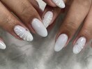 涼しげネイル