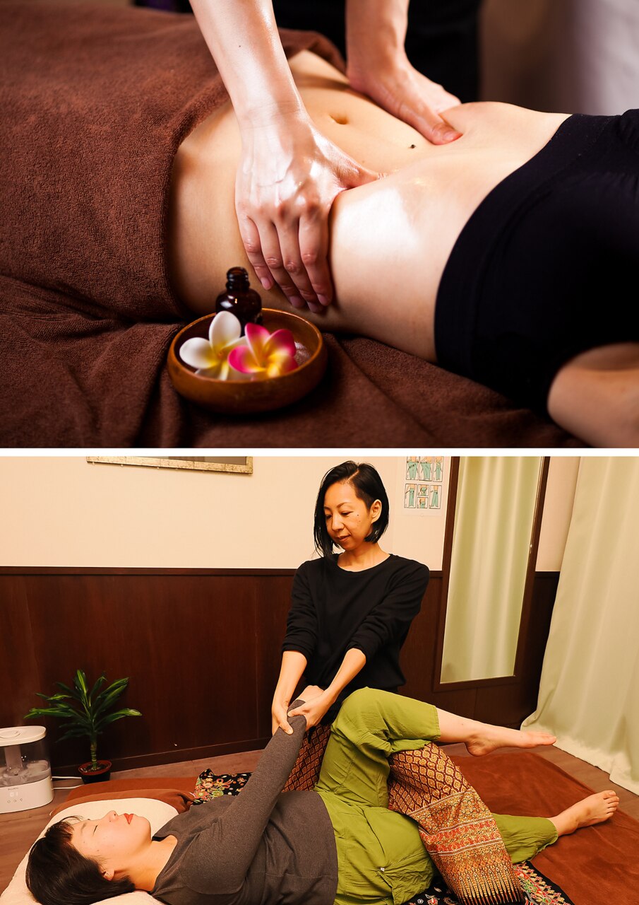 ★体の外側と内側から整う深い癒し★タイ古式60分＋チネイザン30分 ￥13300→