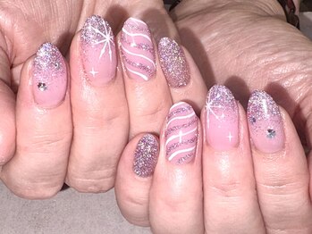 ピンクの大人クリスマス♪