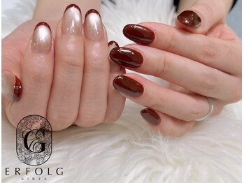 エアフォルクギンザ 横浜店(ERFOLG GINZA)/アシンメトリーネイル♪