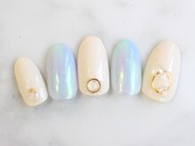 ネイリス(NAILISS)/パステル/春/オーロラ/ホワイト